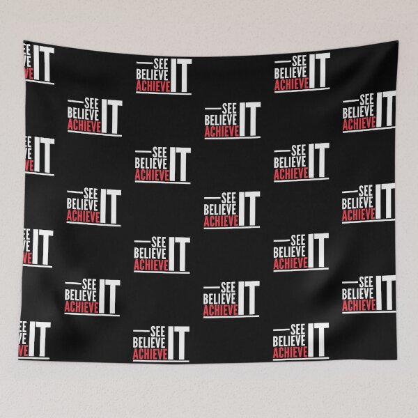 Item preview, See It Believe It Achieve It | Typography designed and sold by itsokaybyme.