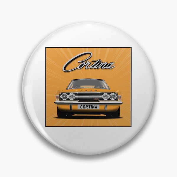Item preview, Ford Cortina Mk3 GXL Orange Classic Car Art Print designed and sold by Hamilton illustrations.