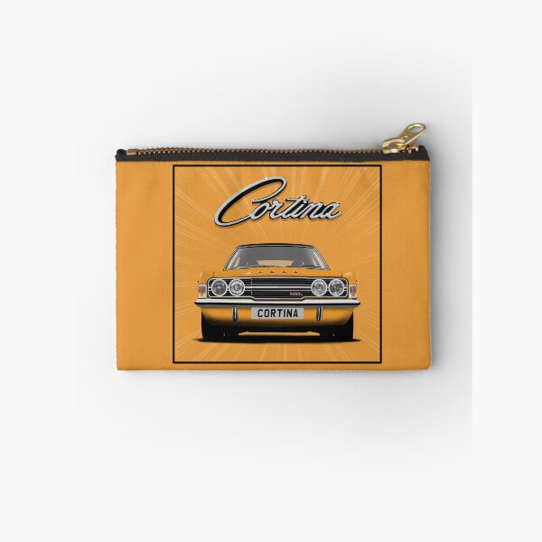 Item preview, Ford Cortina Mk3 GXL Orange Classic Car Art Print designed and sold by Hamilton illustrations.