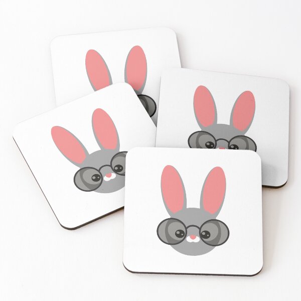 Item preview, bunny with glasses designed and sold by MariiaCreation.