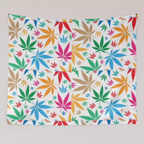 Item preview, Marijuana Leaves Pattern designed and sold by AlfaEcho.
