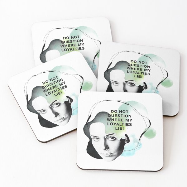 Item preview, Elizabeth "Liz" Keen portrait with quote: "do not question where my loyalties lie!" designed and sold by TrueType.