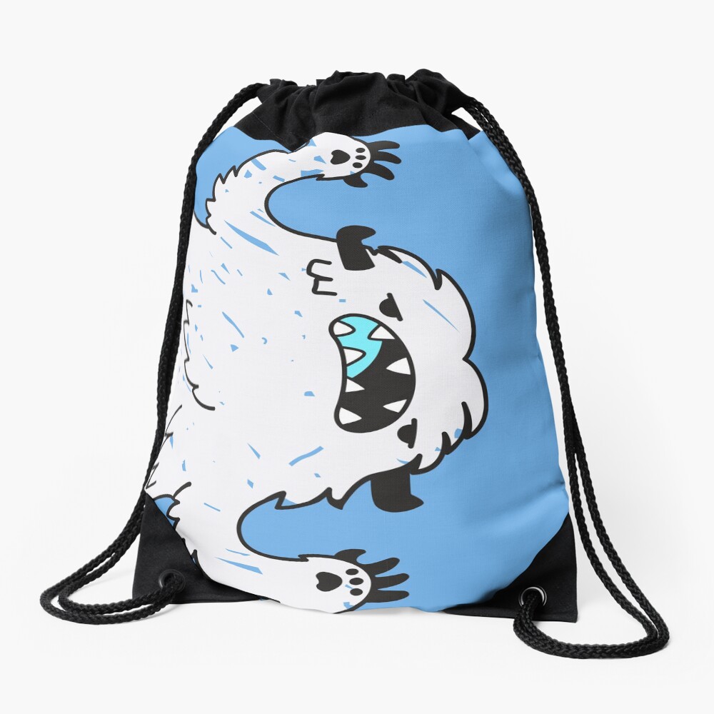 Sk8 Yeti Drawstring Bag