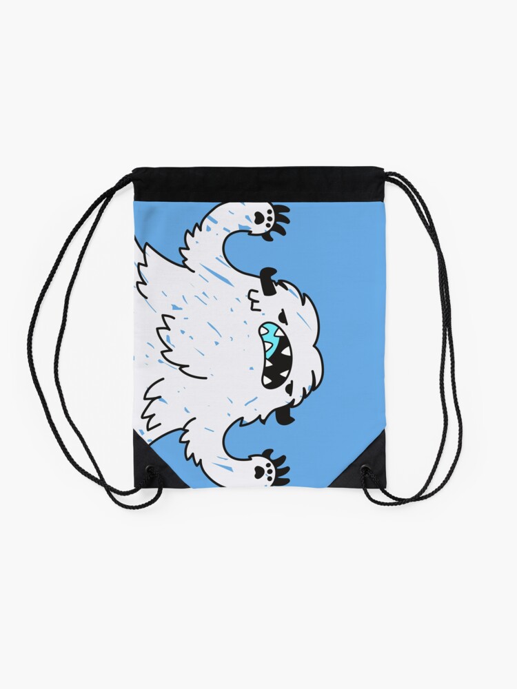 Alternate view of Sk8 Yeti Drawstring Bag