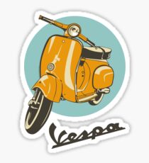 Classic Vespa Sticker