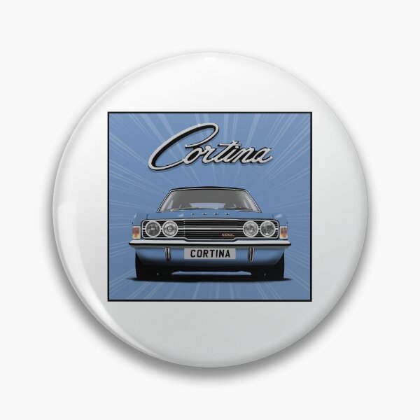 Item preview, Ford Cortina Mk3 GXL Blue Classic Car Art Print designed and sold by Hamilton illustrations.
