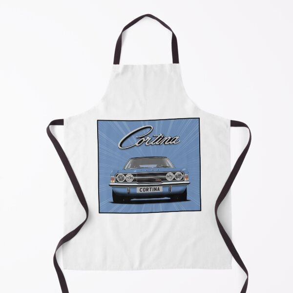 Item preview, Ford Cortina Mk3 GXL Blue Classic Car Art Print designed and sold by Hamilton illustrations.