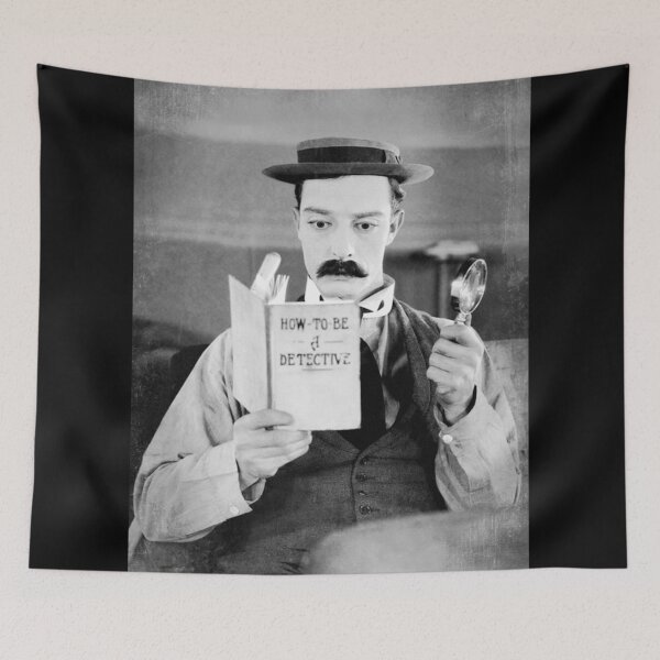 Item preview, Buster Keaton - Sherlock Jr. - BW Vintage - D33 designed and sold by DecoVintage.