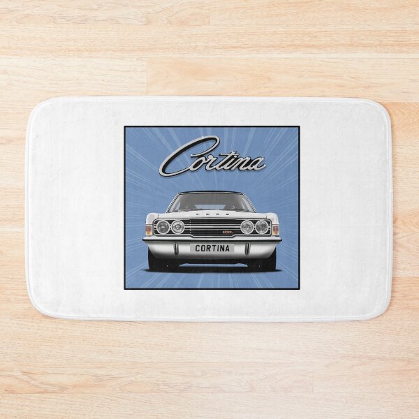 Item preview, Ford Cortina Mk3 GXL White Classic Car Art Print designed and sold by Hamilton illustrations.