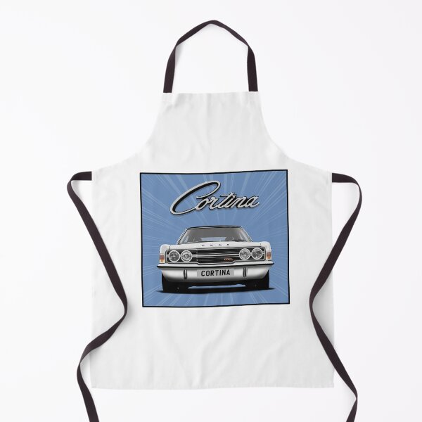 Item preview, Ford Cortina Mk3 GXL White Classic Car Art Print designed and sold by Hamilton illustrations.