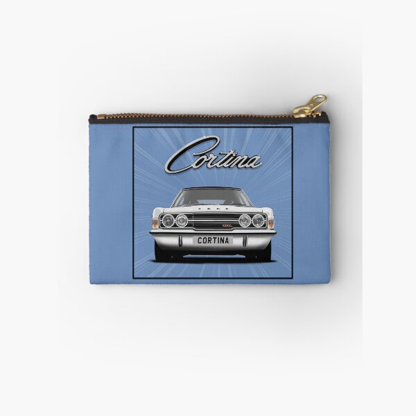 Item preview, Ford Cortina Mk3 GXL White Classic Car Art Print designed and sold by Hamilton illustrations.