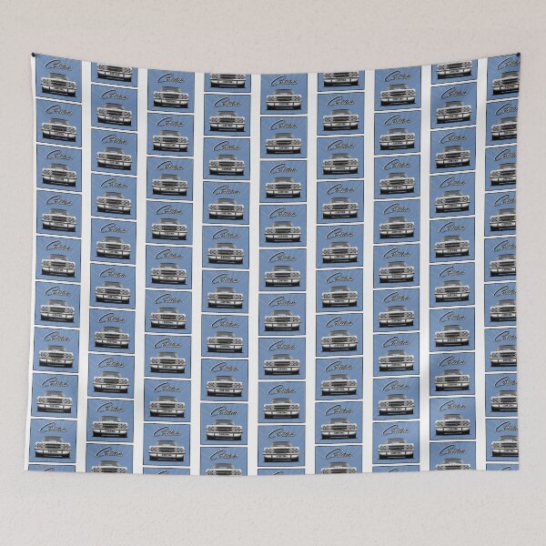 Item preview, Ford Cortina Mk3 GXL White Classic Car Art Print designed and sold by Hamilton illustrations.