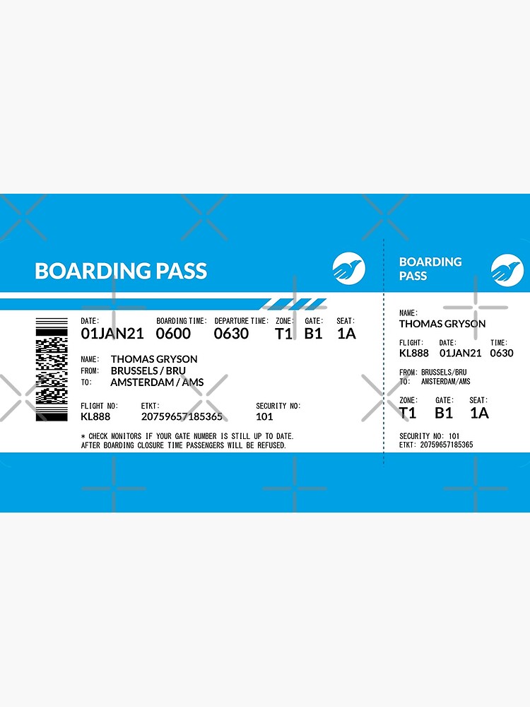 Boarding Pass 4000x1660 KL53 by twgcrazy