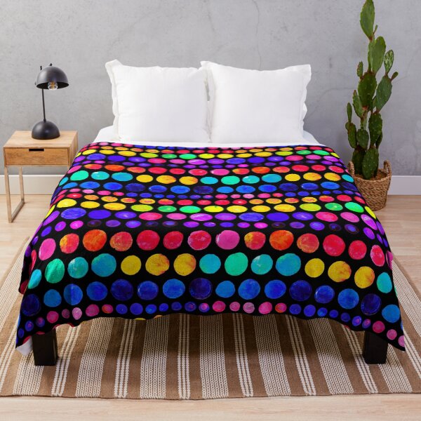 Item preview, Colorful Paint Dots Pattern designed and sold by ArtVixen.