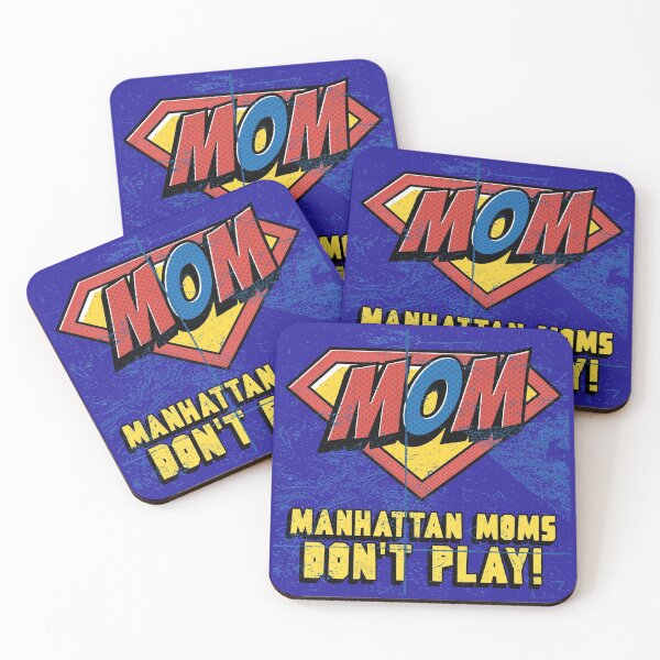Item preview, Manhattan Moms Don't Play Mother's Day & Birthday Funny Afro Queen Supermom   Gift designed and sold by GmolahUnlimited.