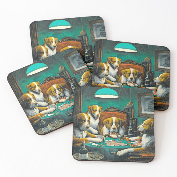 Item preview, Poker Game - Cassius Marcellus Coolidge designed and sold by brushandframes.