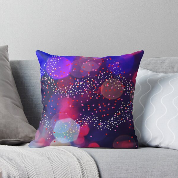 Item preview, stars and bubbles pillows designed and sold by designbyatifree.