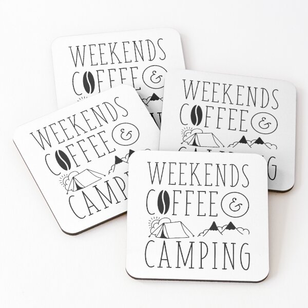 Item preview, Weekends Coffee And Camping designed and sold by cherrific.