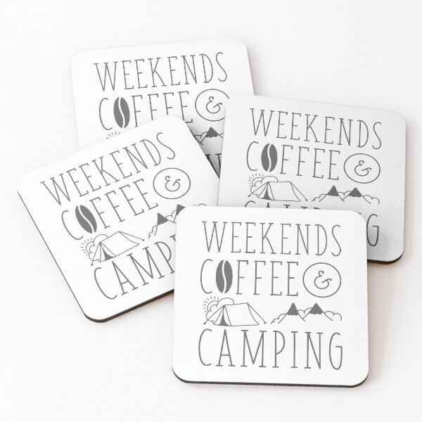 Item preview, Weekends Coffee And Camping designed and sold by cherrific.