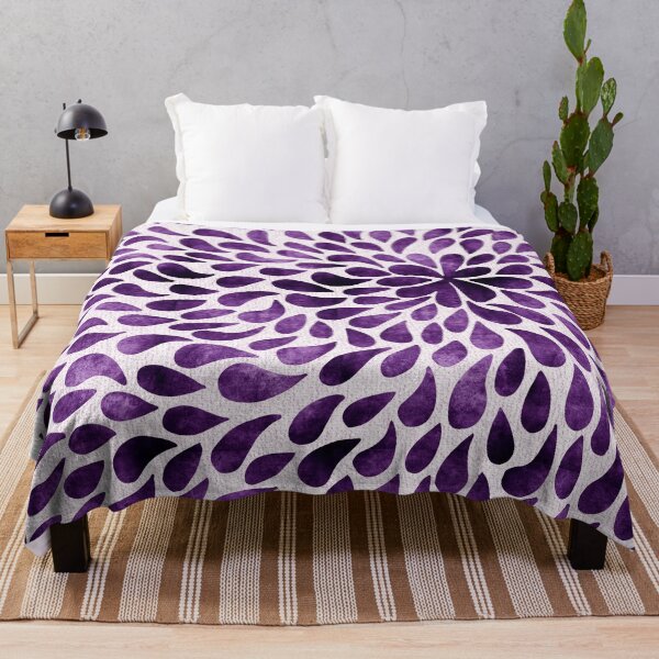 Item preview, Abstract Purple Flower Petals T-Shirt designed and sold by Uday24.