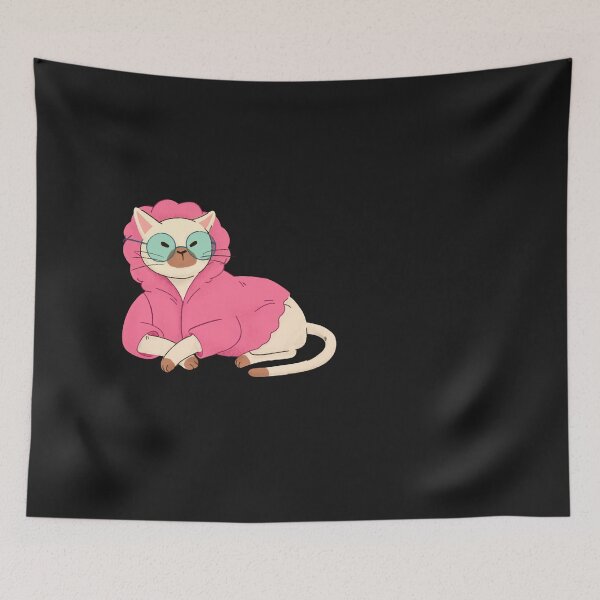 Item preview, Cute Cat with glasses designed and sold by Sam Artist.