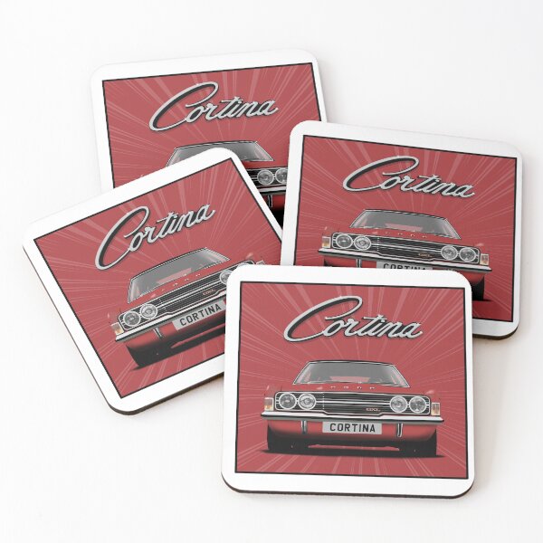 Item preview, Cortina Mk3 GXL Red Classic Car Art Print designed and sold by Hamilton illustrations.