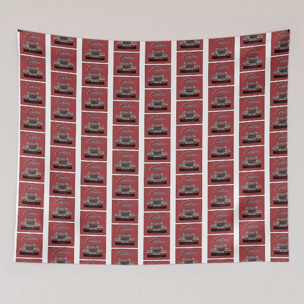 Item preview, Cortina Mk3 GXL Red Classic Car Art Print designed and sold by Hamilton illustrations.
