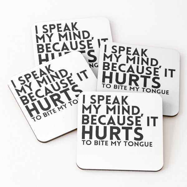 Item preview, I Speak my mind because it hurts to bite my tongue ,Humor ,Graphic Tee ,Gift for her ,Gift for mom ,Unisex ,Gift for wife designed and sold by PIXEcompany.