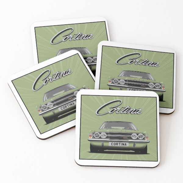 Item preview, Cortina Mk3 GXL Green Classic Car Art Print designed and sold by Hamilton illustrations.