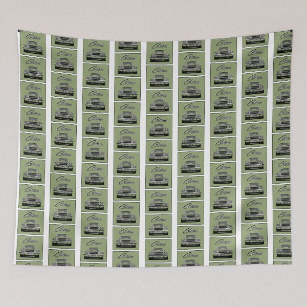 Item preview, Cortina Mk3 GXL Green Classic Car Art Print designed and sold by Hamilton illustrations.
