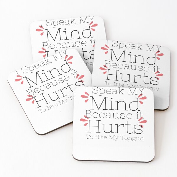 Item preview, I Speak my mind because it hurts to bite my tongue ,Humor ,Graphic Tee ,Gift for her ,Gift for mom ,Unisex ,Gift for wife designed and sold by PIXEcompany.