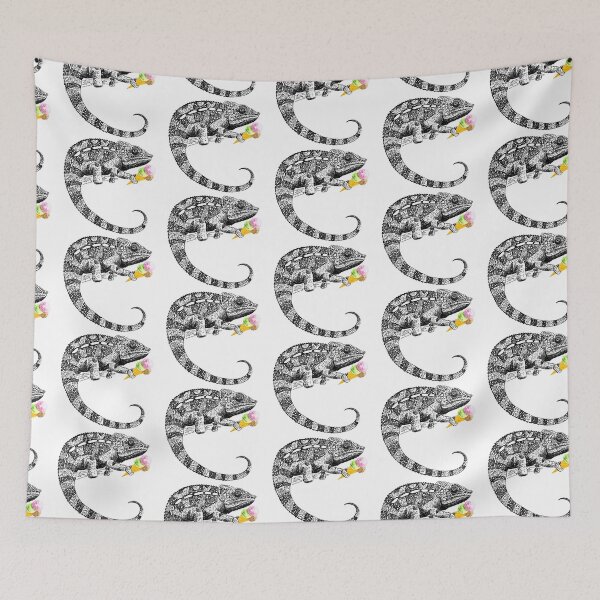 Item preview, chameleon with ice cream designed and sold by VicaVeresk.