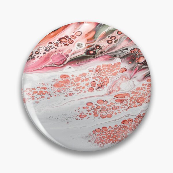 Item preview, Red White Pink Grey Marble Art designed and sold by BEyourself be.