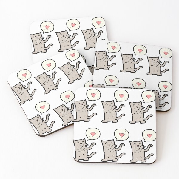 Item preview, Cute cat pattern for cat lovers designed and sold by Maful.