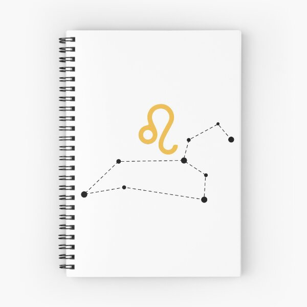 Item preview, Leo Zodiac Sign with Constellation (Black) designed and sold by Arianna Khalil.