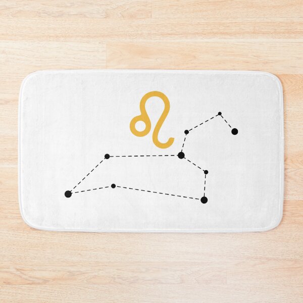 Item preview, Leo Zodiac Sign with Constellation (Black) designed and sold by Arianna Khalil.