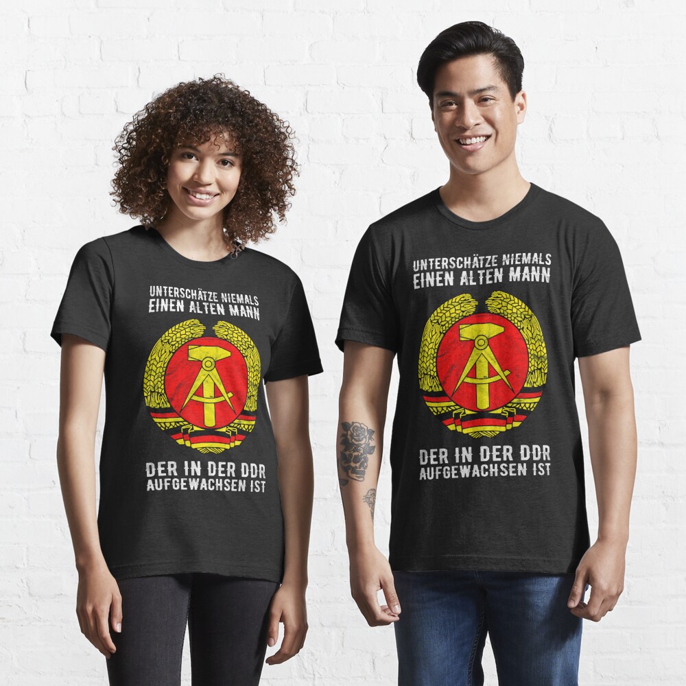 Gdr Old Man East Germany East Ossi Ostalgie T Shirt For Sale By Auviba Design Redbubble