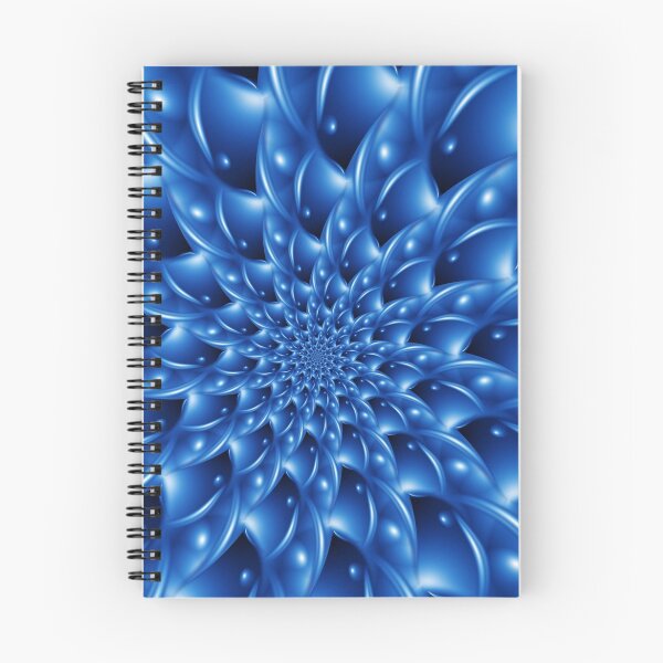 Artikelvorschau, Electric Blue Fractal Spiral entworfen und verkauft von Kitty Bitty.