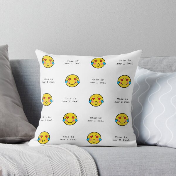 Item preview, This is how I feel - Emoji Pattern designed and sold by BrightRain.