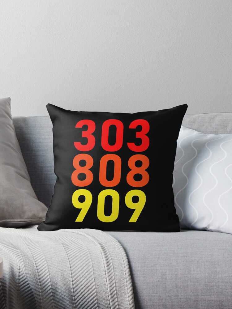 Roland TB-303 TR-808 TR-909 Classic Beats | Throw Pillow