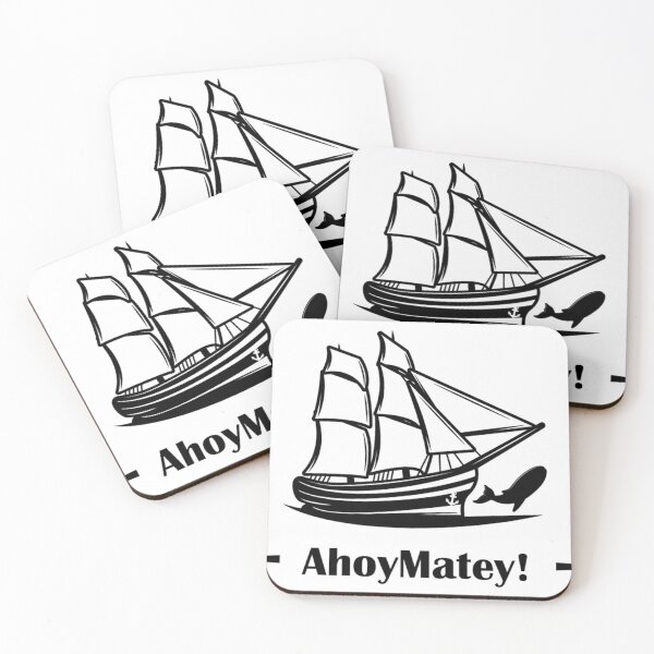 Item preview, Ahoy Matey Pirate T-shirt designed and sold by buhnka.