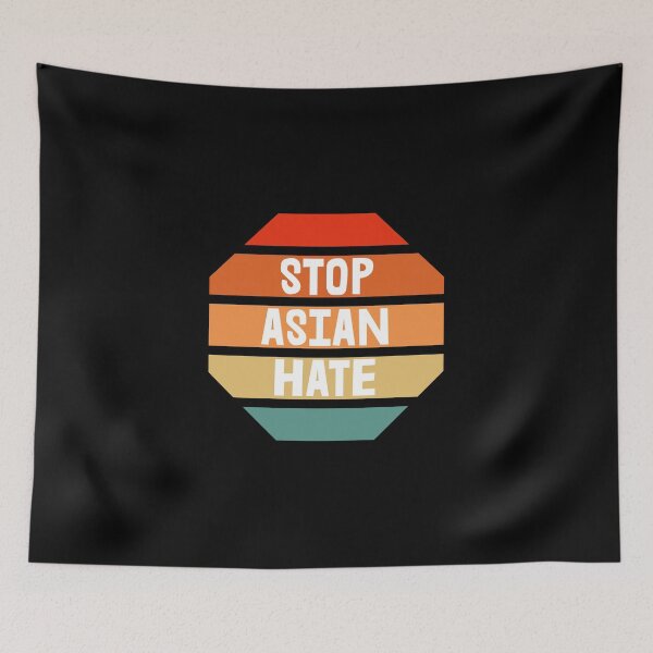 Item preview, Stop Asian Hate Vintage Stop Sign AAPI Asian Lives Matter designed and sold by American-Proud.