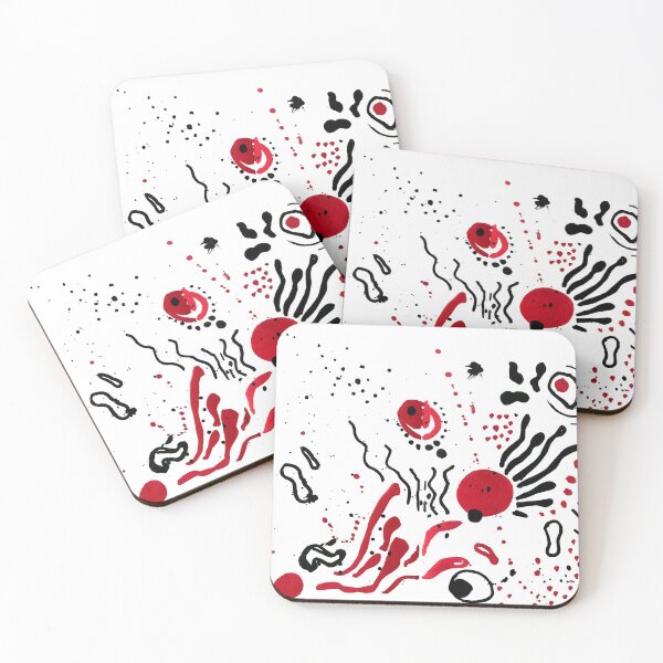 Item preview, Black and Red Abstract (An Artist's Mind) designed and sold by SamskaraArt.