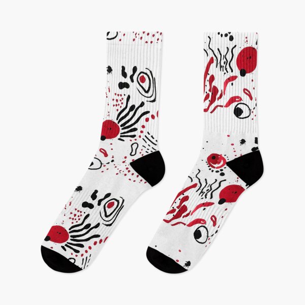 Item preview, Black and Red Abstract (An Artist's Mind) designed and sold by SamskaraArt.