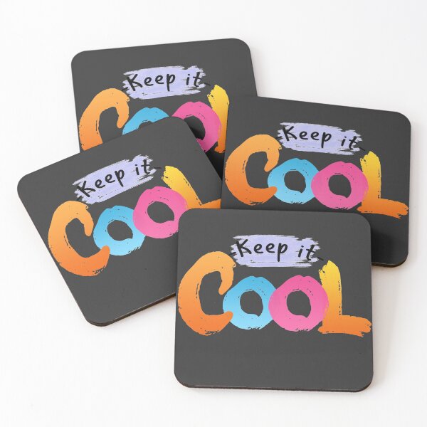 Item preview, Keep it Cool | Quote with vibrant colors designed and sold by Dikshant Goyal.