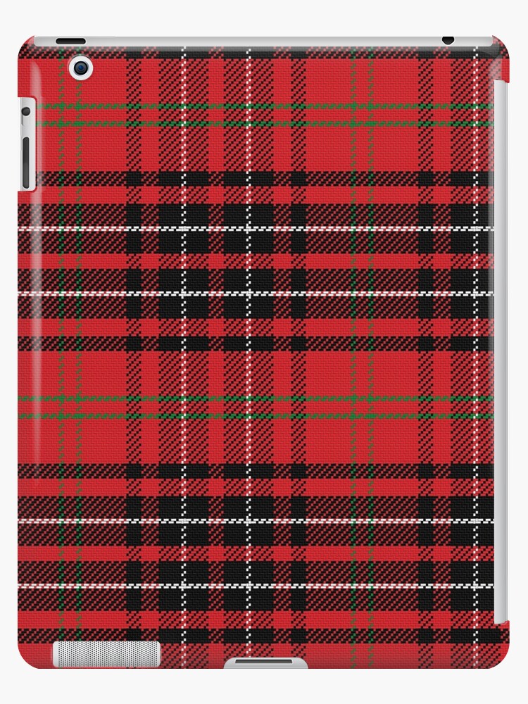 black red checkered | iPad Case & Skin