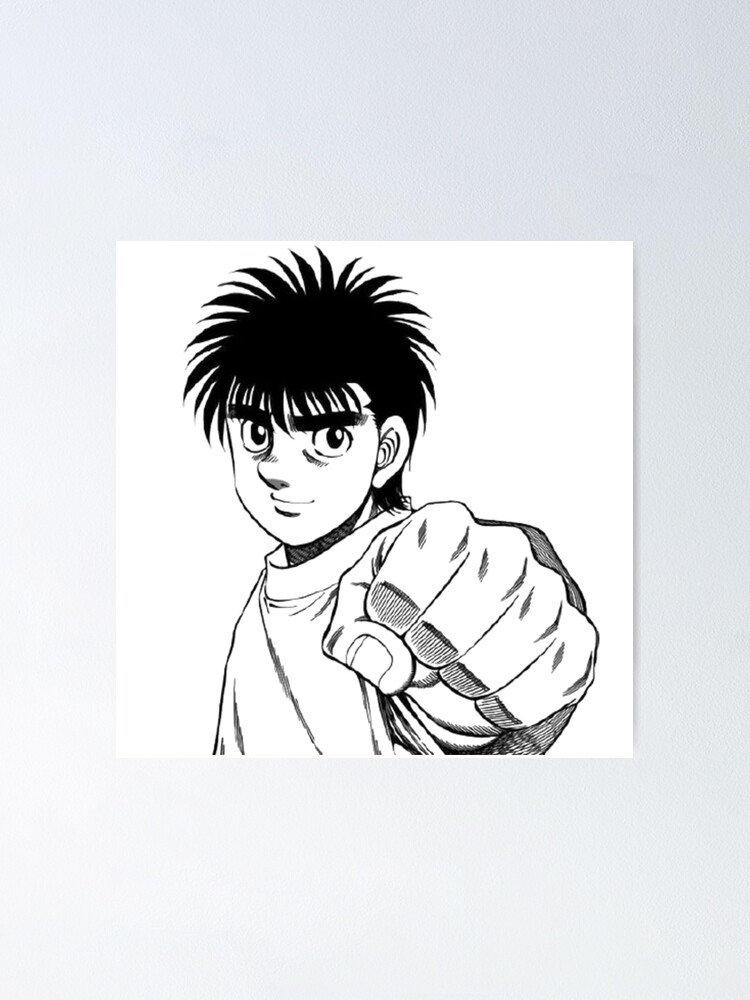 Hajime No Ippo - Ippo Makunouchi Anime Manga Character Print  Poster for  Sale by hotelmarstudio