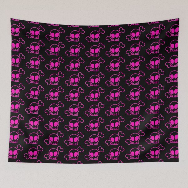 Item preview, PINK DRAWING SKULL WITH THIN BLACK EDGE 2 designed and sold by diego75bcn.