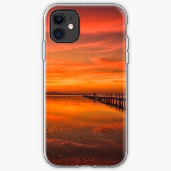 Long Jetty Sunset iPhone Soft Case