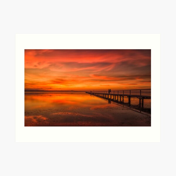 Long Jetty Sunset Art Print